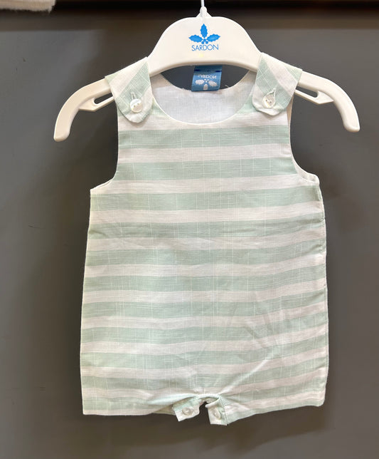 Sardon Boys Mint Stripe Summer romper 82