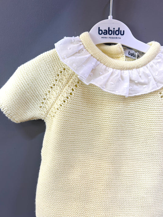 Babidu Girls Lemon Knit Pant Set 41328