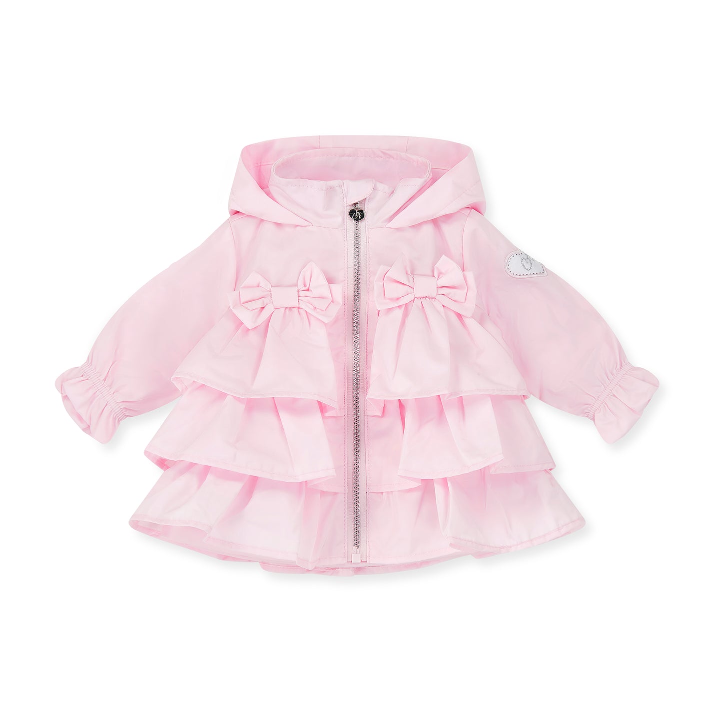 PRE ORDER Little A Baby Girls Pink Hooded Bow Summer Jacket Abbie