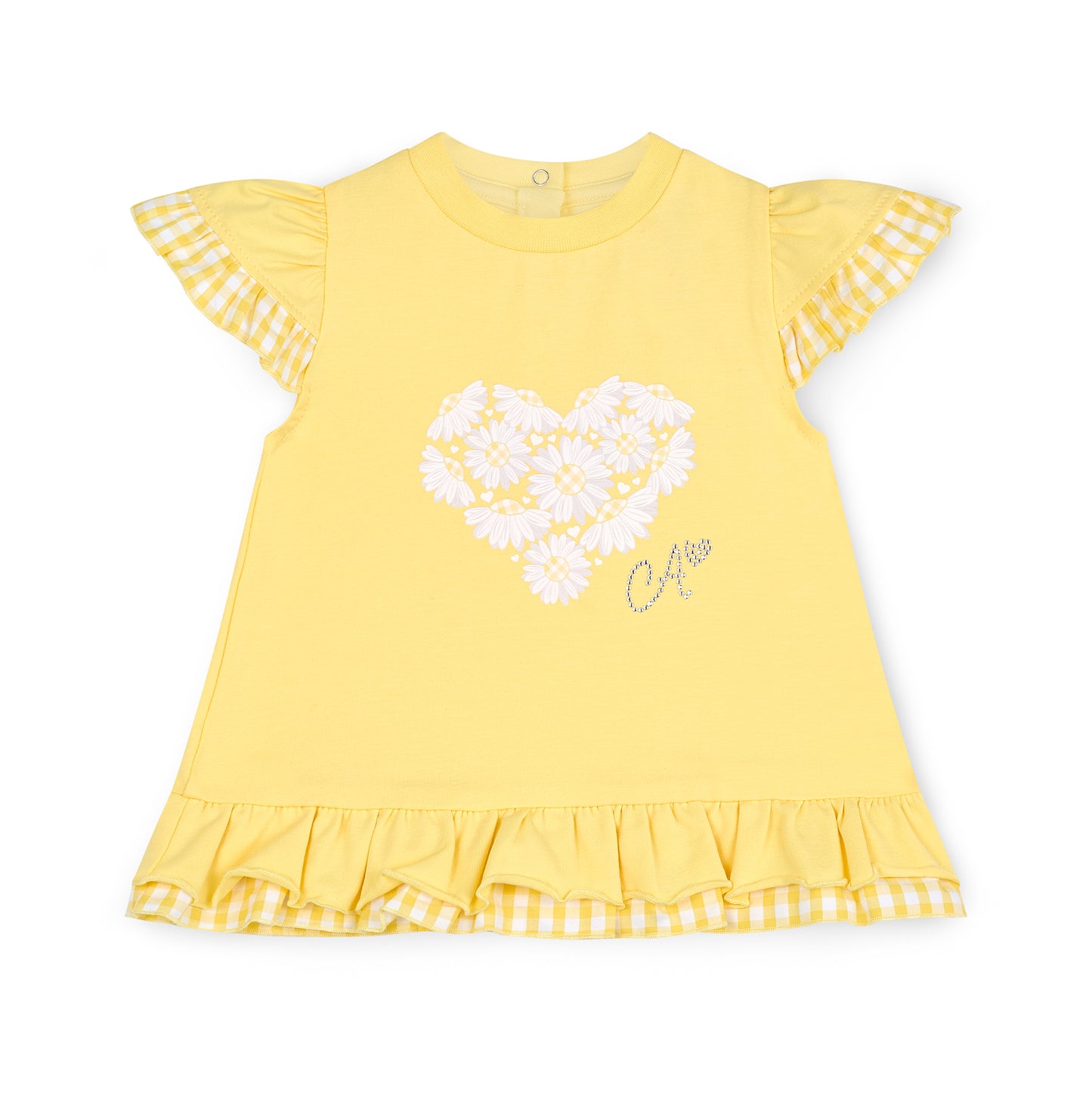 PRE ORDER Little A Baby Girls Lemon Frill Daisy Legging Set Bonnie