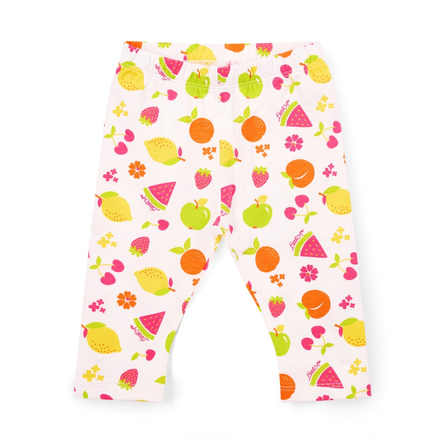 PRE ORDER Little A White Fruit Printed Legging Set Palmer