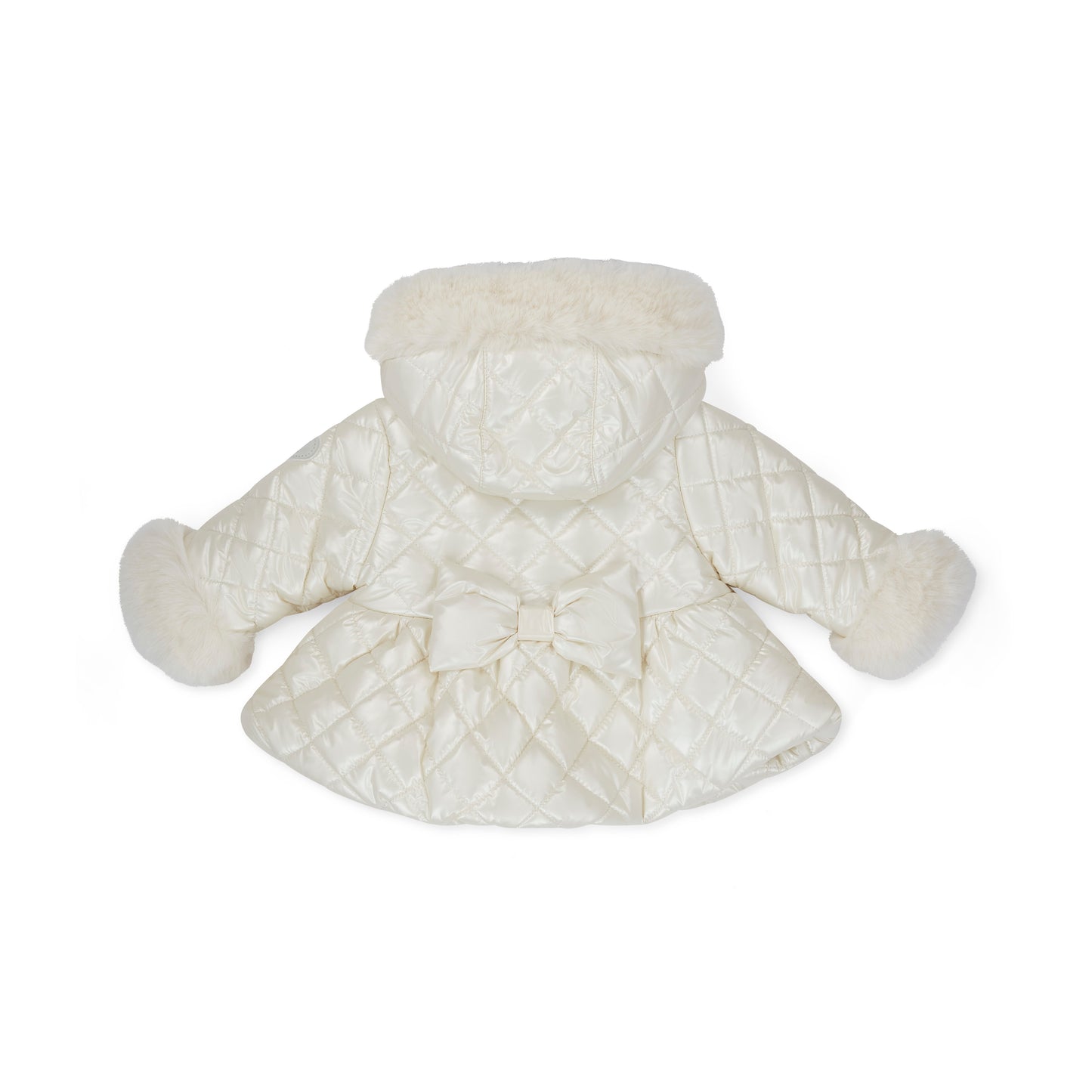 PRE ORDER Little A White Quilted Jacket Dolly
