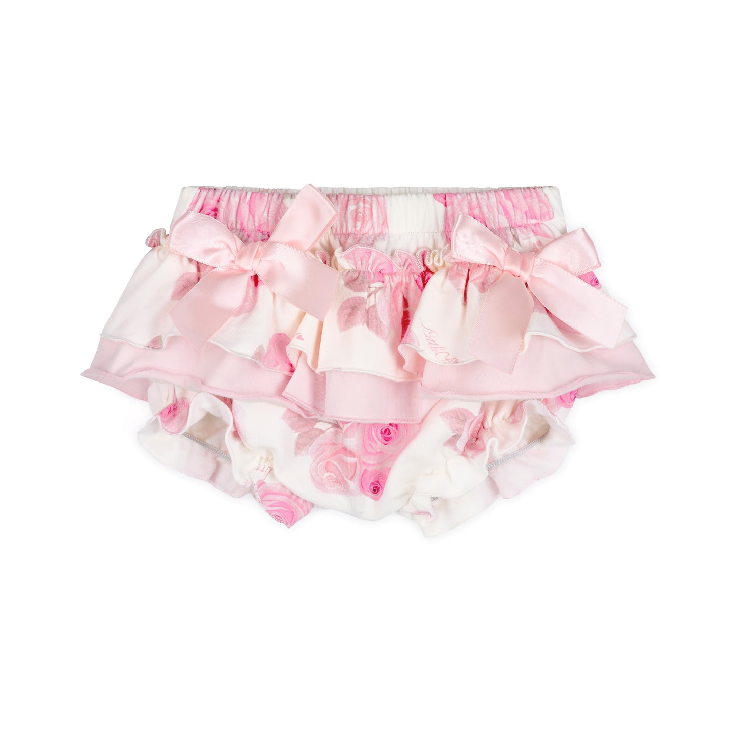 PRE ORDER Little A Girls Pink Rose Print Pant Set Deena
