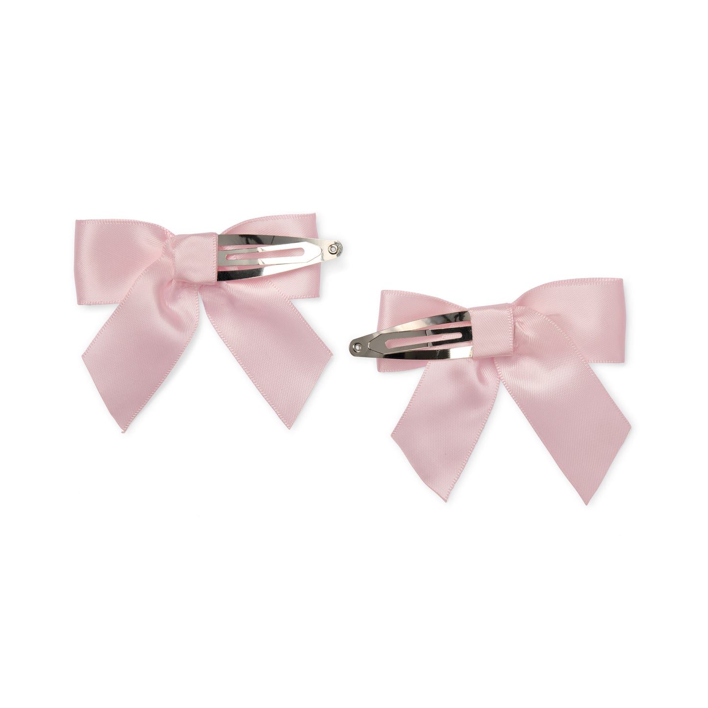 PRE ORDER Little A Girls Pink Satin Bow Hairclips Denver