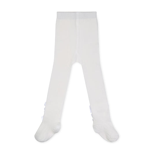 PRE ORDER Little A Girls White Bow Tights Divine