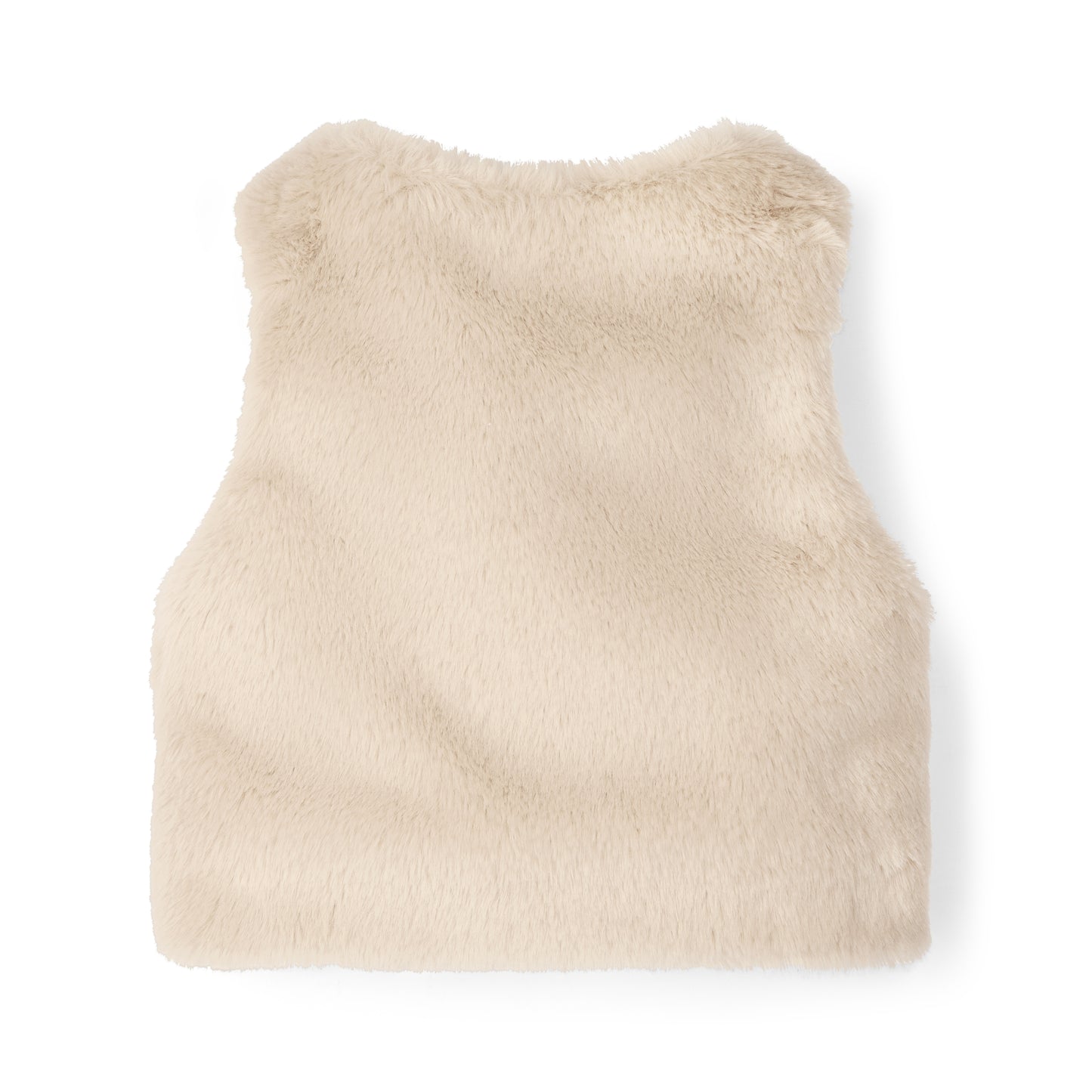 PRE ORDER Little A Baby Girls Beige Fur Gilet Dani