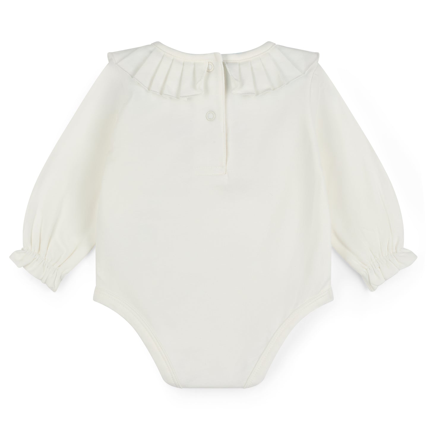 PRE ORDER Little A Baby Girls White Frilly Pant Set Eva
