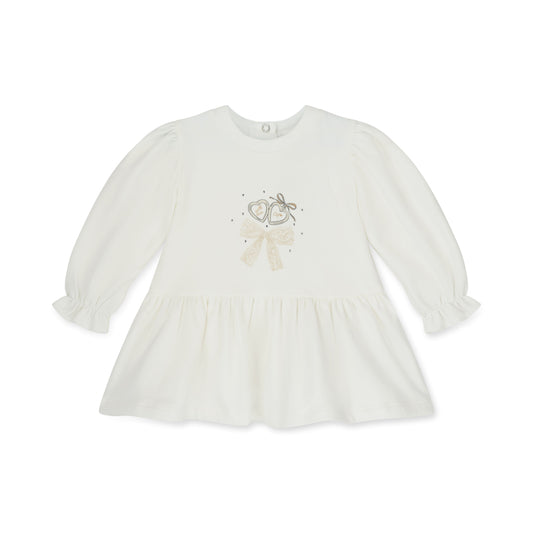 PRE ORDER Little A Baby White Sweater Dress Delilah