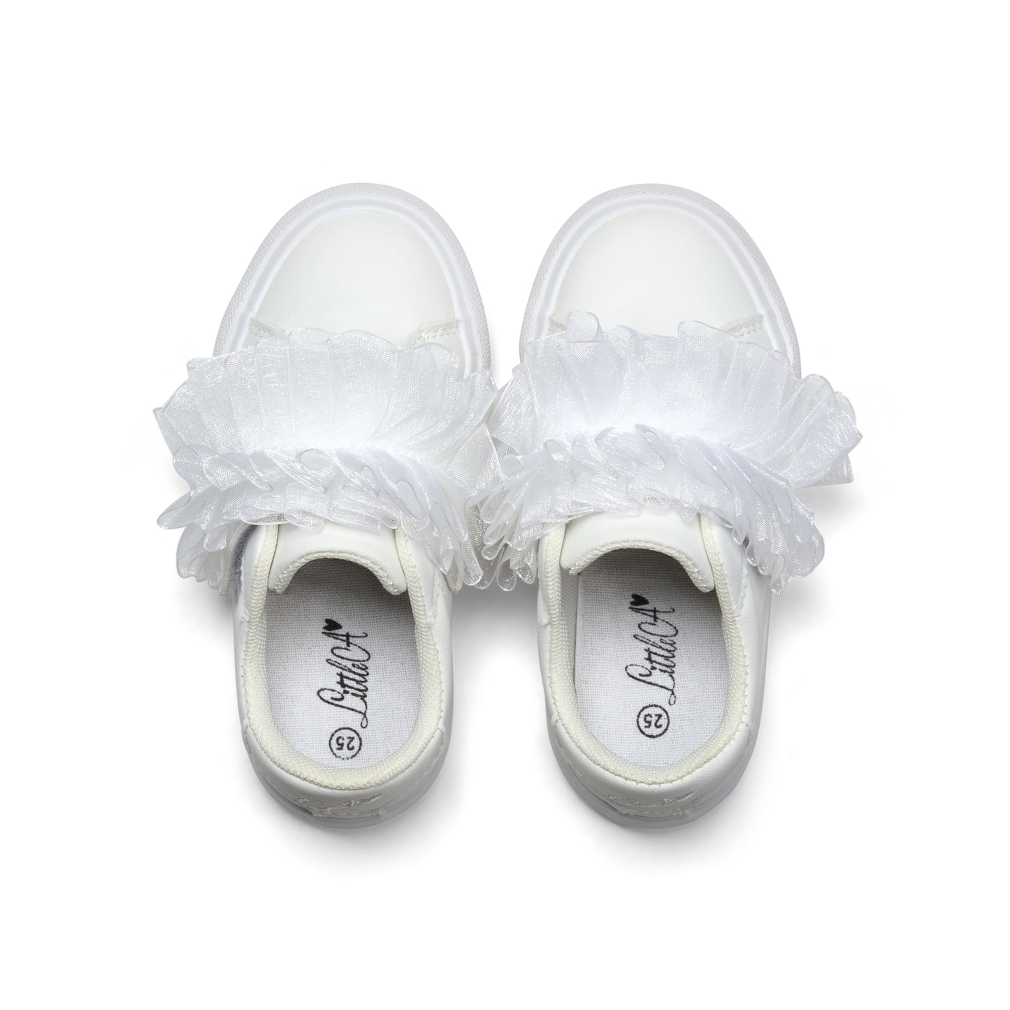 PRE ORDER Little A Baby Girls White Tulle Trainer Tully