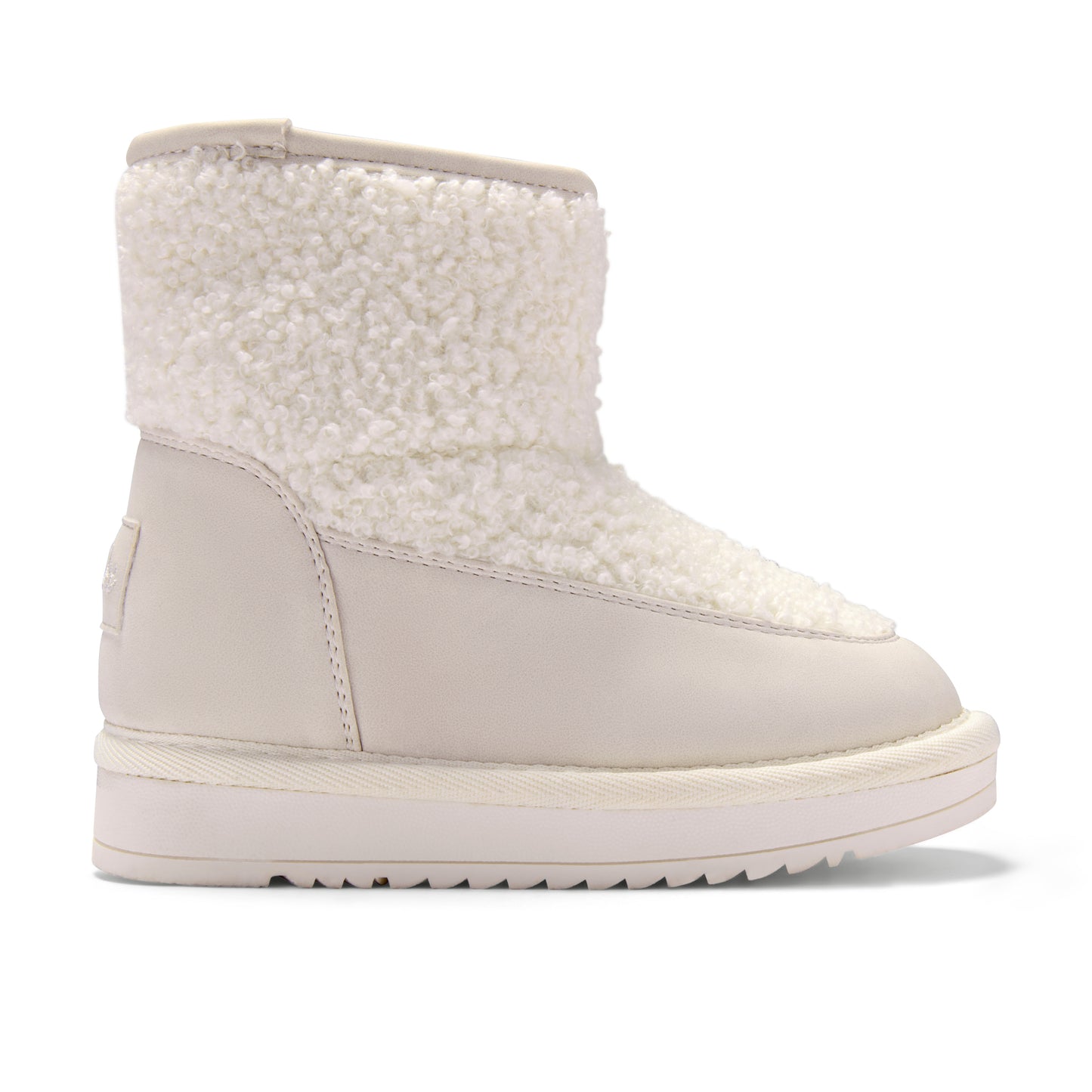PRE ORDER Little A Baby Girls White Boucle Boot Teddie