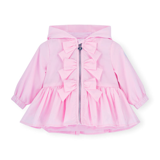 Little A Pink Frill Bow Jacket Ophilia