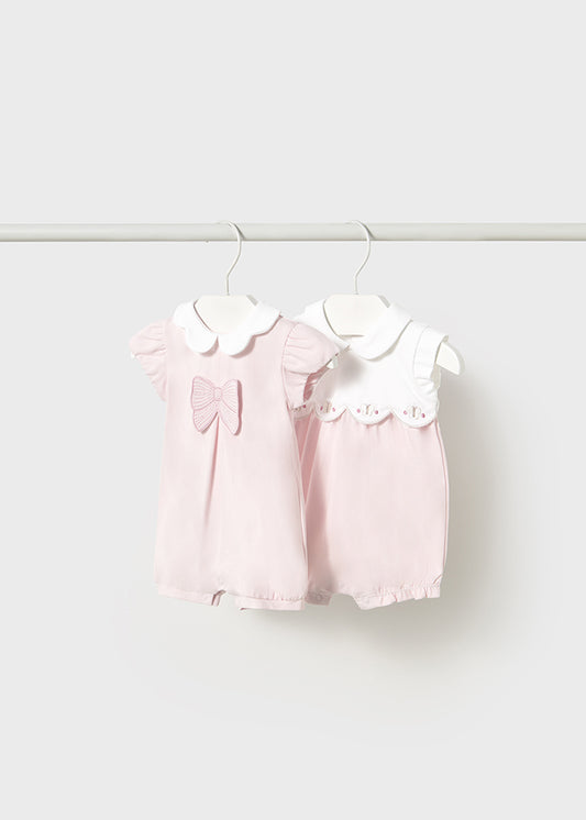 MAYORAL-BABY-GIRL-PINK-TWO-PACK-ROMPER