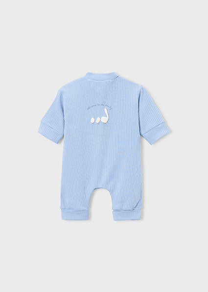 Mayoral Baby Boy Blue Ribbed Onesie 1726