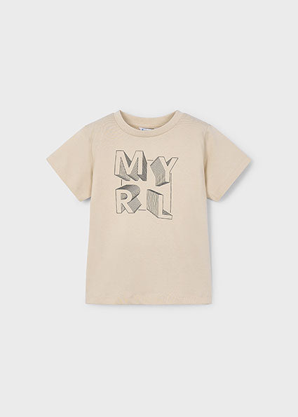 PRE ORDER Mayoral Boys Beige T-Shirt 170