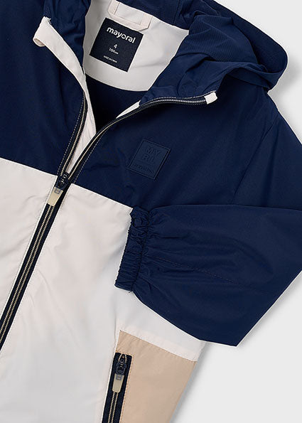 Mayoral Boys Navy Contrast Windbreaker 3447