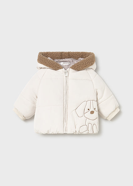 Mayoral Baby Boy Beige Reversible Coat 2410