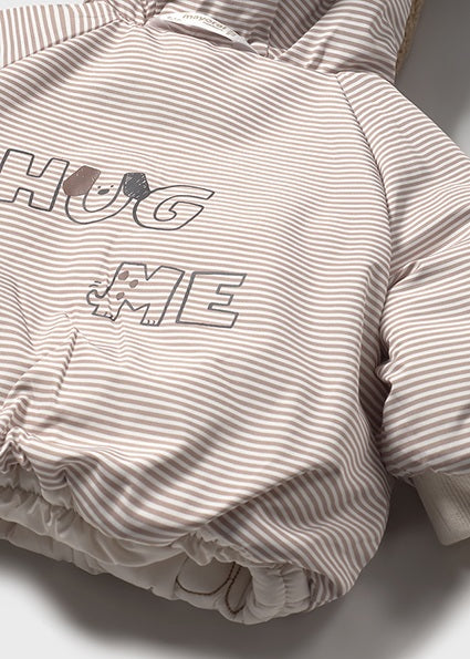 Mayoral Baby Boy Beige Reversible Coat 2410