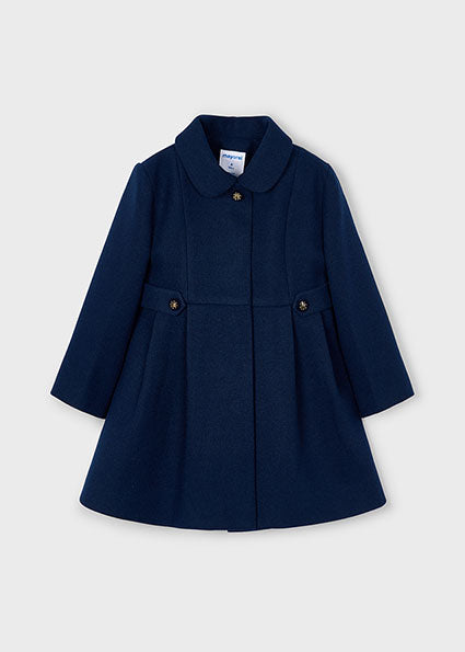 Mayoral Girls Navy Woolen Coat 4440