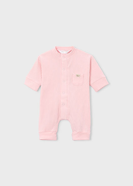 Mayoral Baby Girl Ribbed Pink Onesie 1726