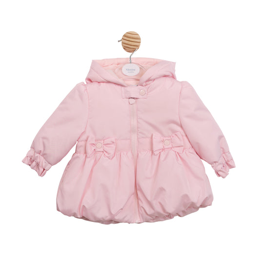Mintini Baby Girl Pink Bow Jacket 6877