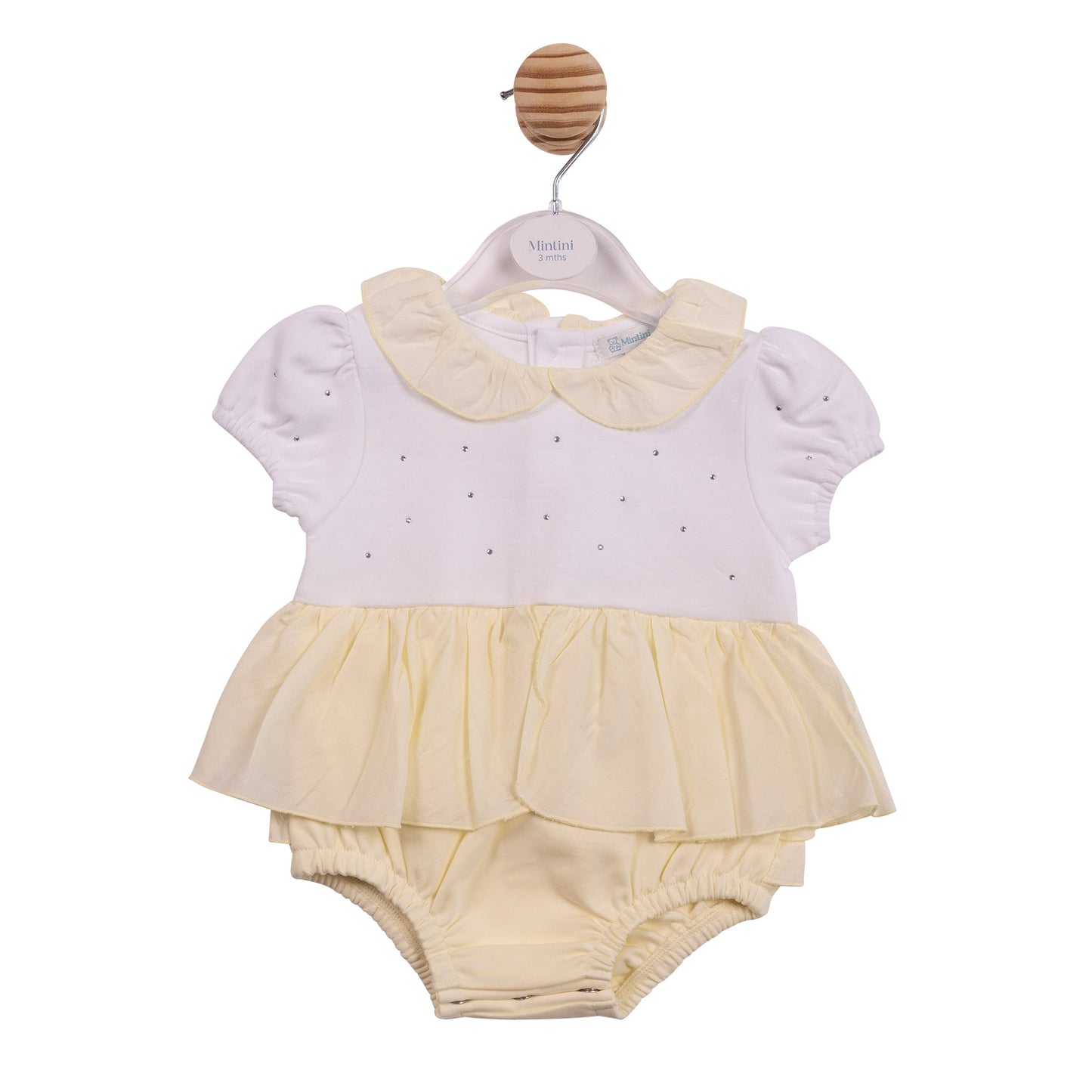 PRE ORDER Mintini Baby Girls Lemon Romper 7104