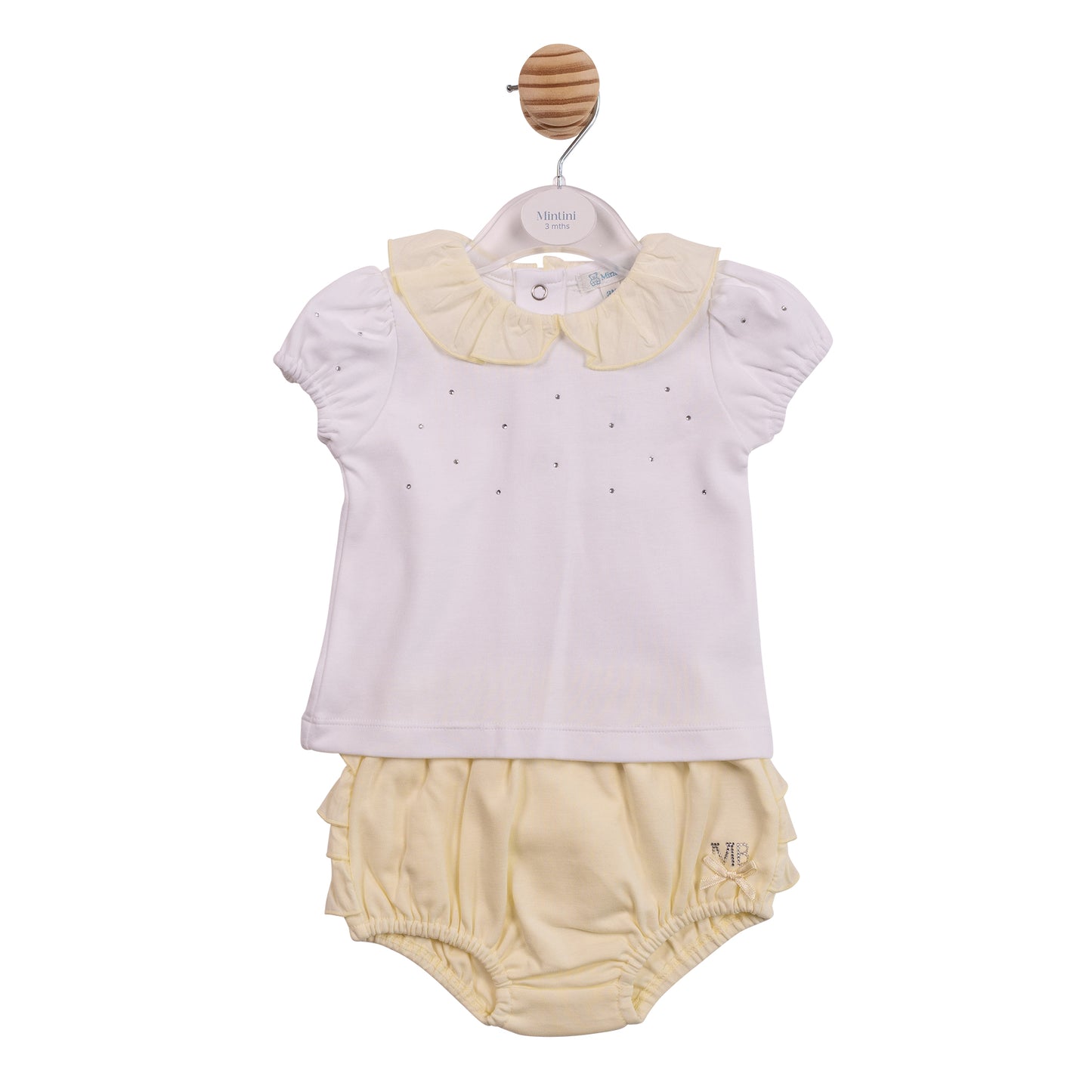 Mintini Baby Girls Lemon Jam Pant Set 7106
