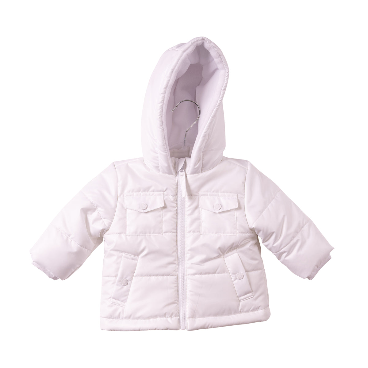 Mintini Baby Boys White Padded Jacket 7263