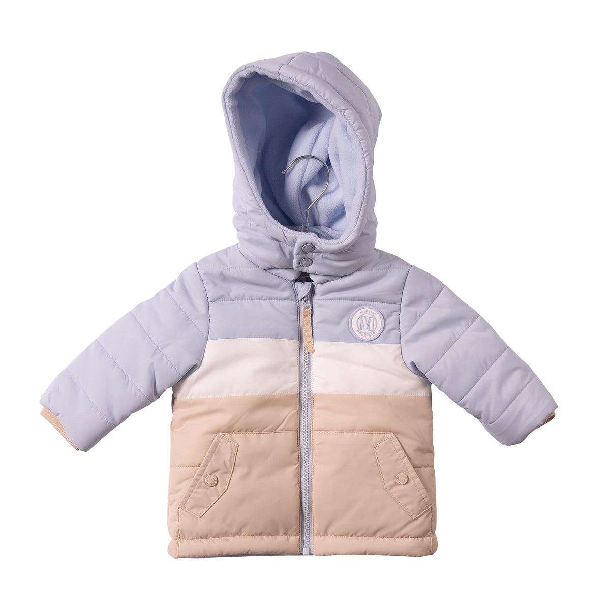 Mintini Baby Boy Blue & Beige Jacket 7269