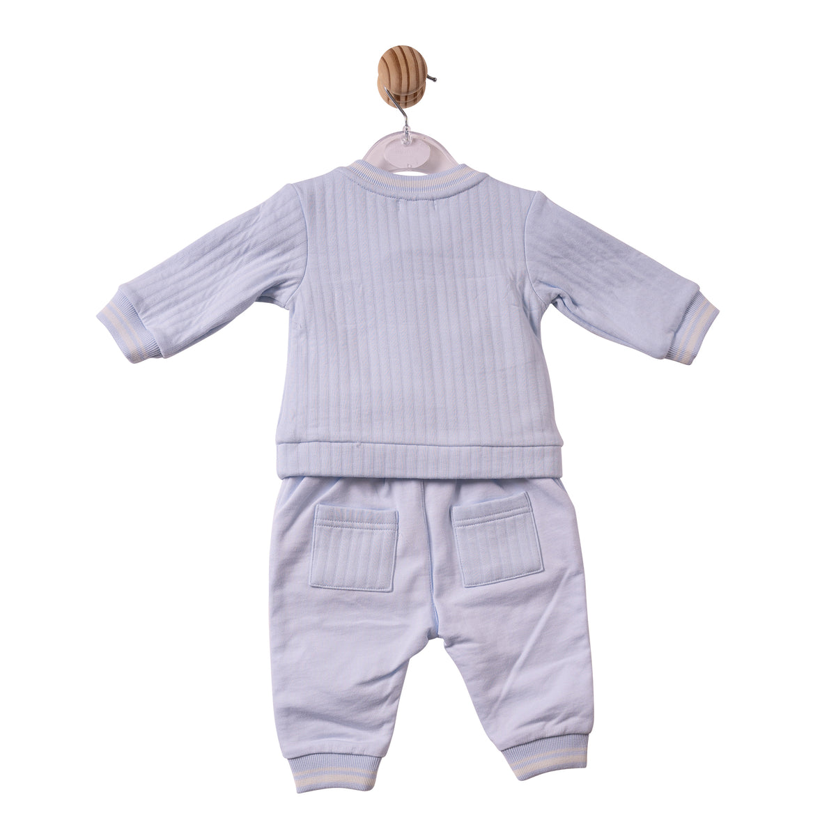 Mintini Baby Boy Blue Ribbed Tracksuit 7331