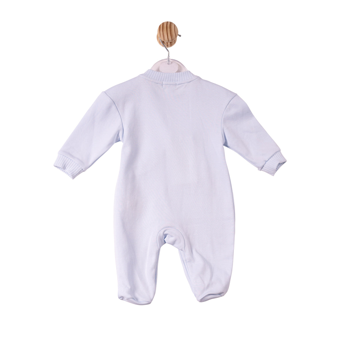 Mintini Baby Boy Blue Ribbed Babygrow 7355