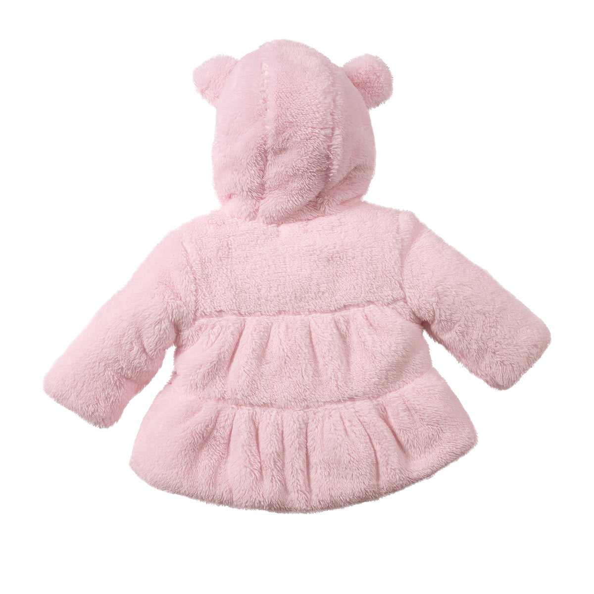 Mintini Baby Girl Pink Fur Jacket 7506