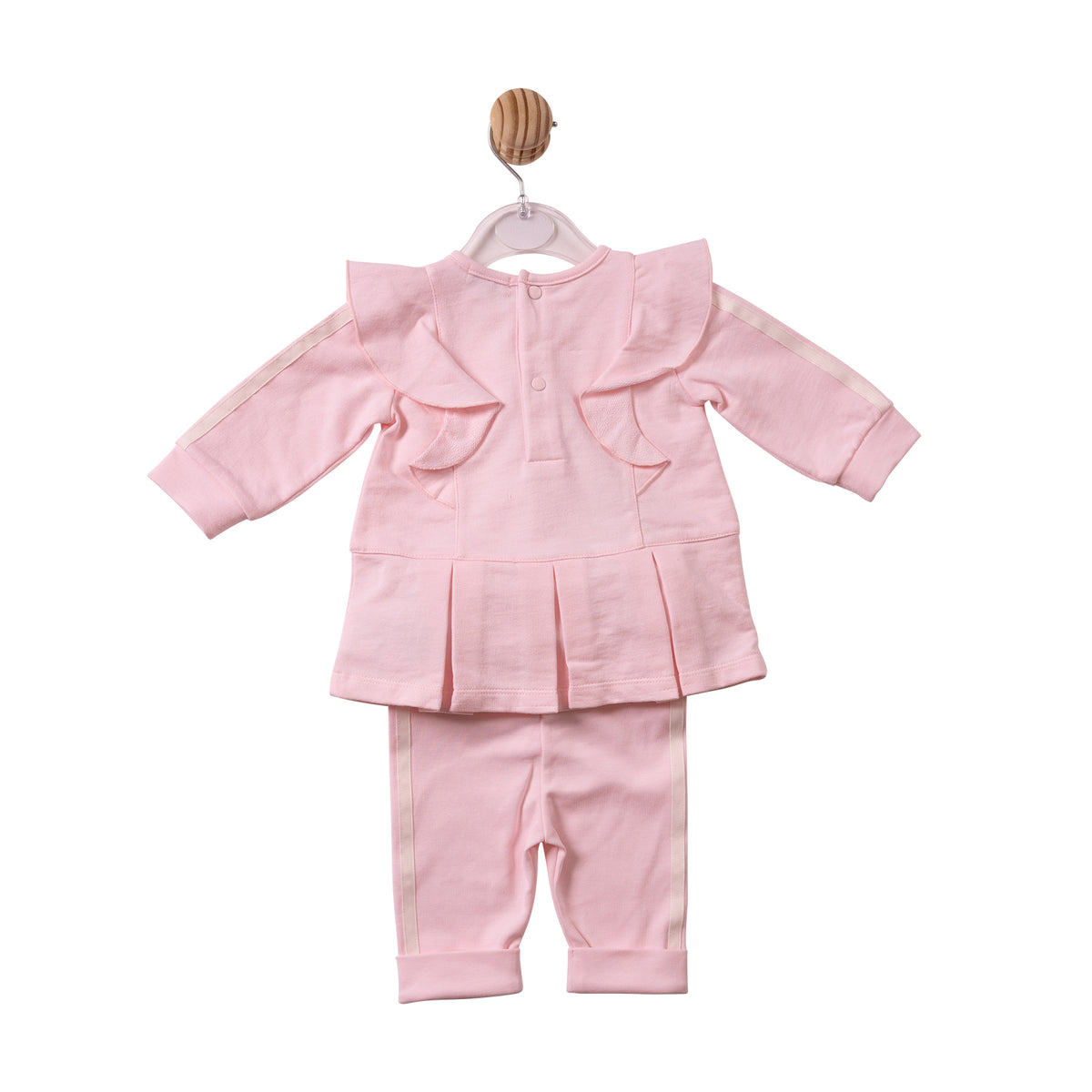 Mintini Baby Girl Pink Frill Legging Set 7510