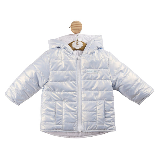 Mintini Baby Boys Blue and White Jacket 5910