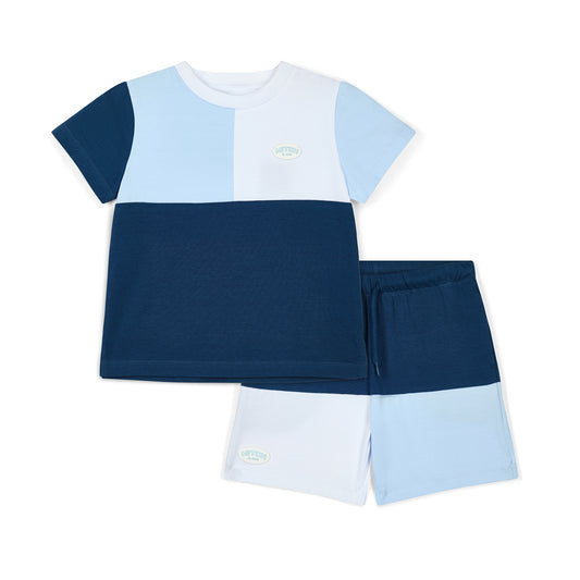 PRE ORDER Mitch & Son Blue Short Set Finnegan