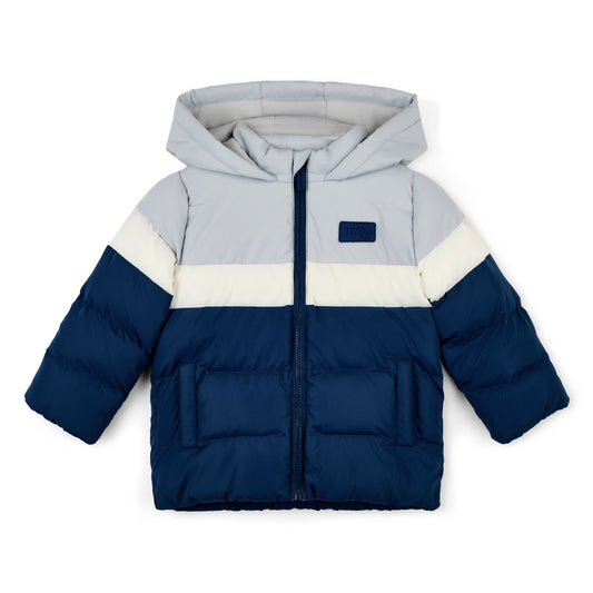 Mitch & Son Navy Panel Padded Jacket Levi