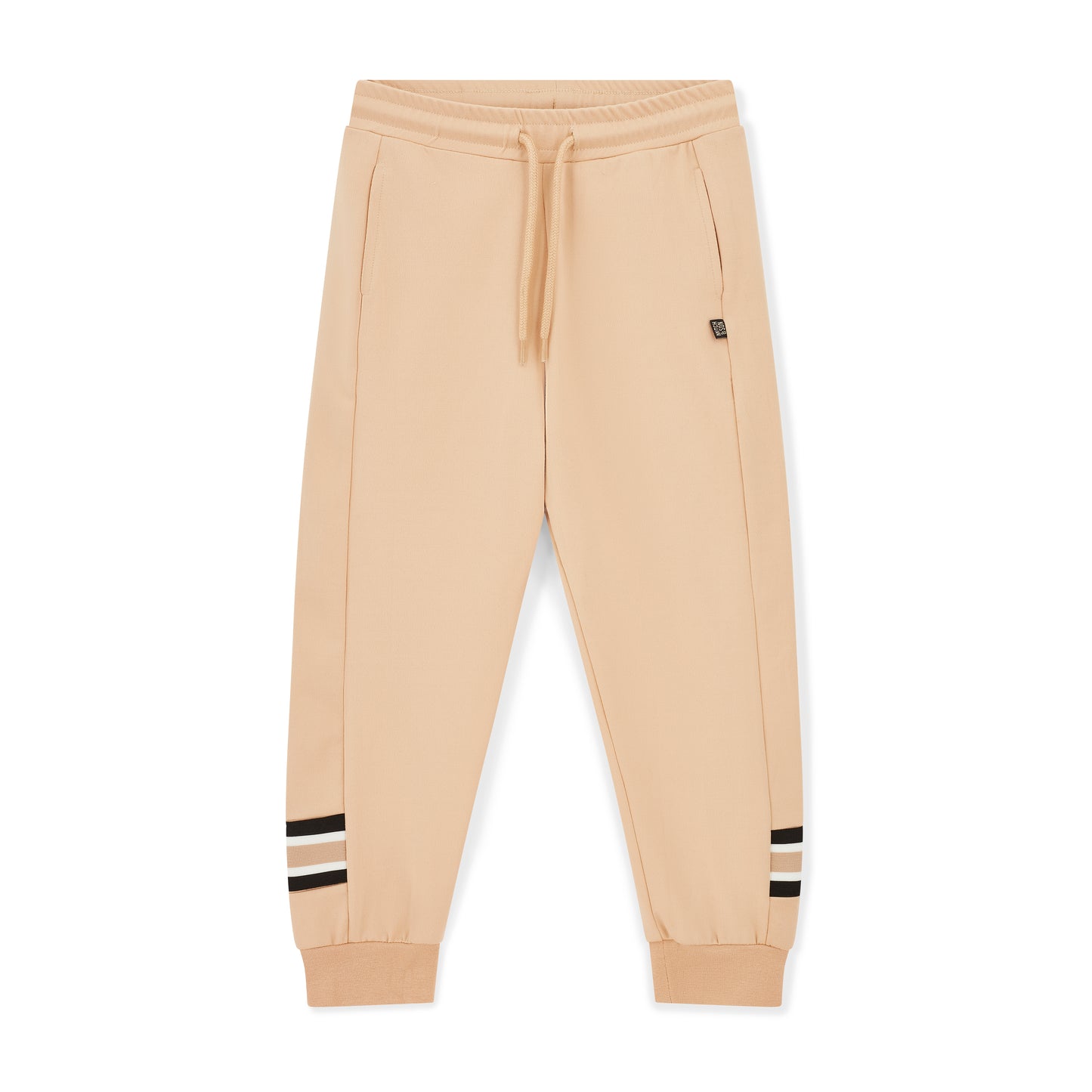 Mitch & Son Boys Beige Embossed Crewneck Tracksuit Luis