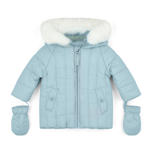 Mitch & Son Mini Pale Blue Padded Jacket Mikey