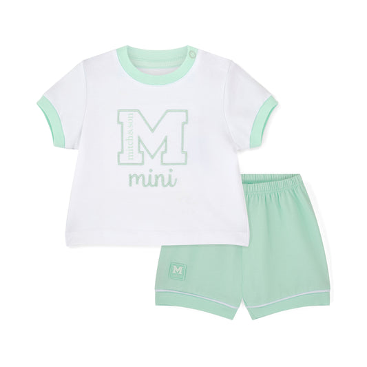 Mitch & Son Mini Mint Short Set Nico