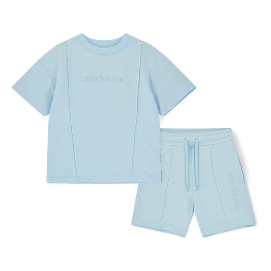 PRE ORDER Mitch & Son Blue Sweat Short Set Orlando