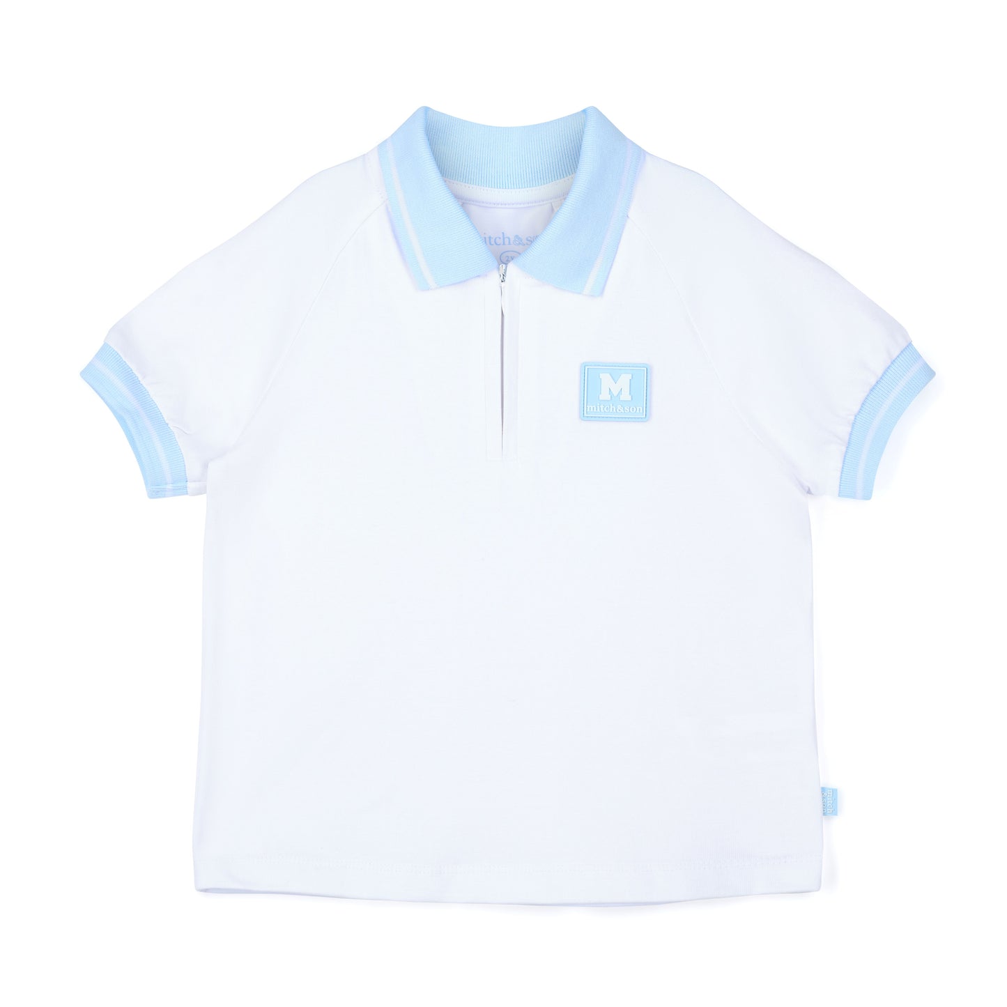 PRE ORDER Mitch & Son Blue Polo Short Set Oakland