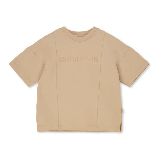 PRE ORDER Mitch & Son Beige Sweat Short Set Porter