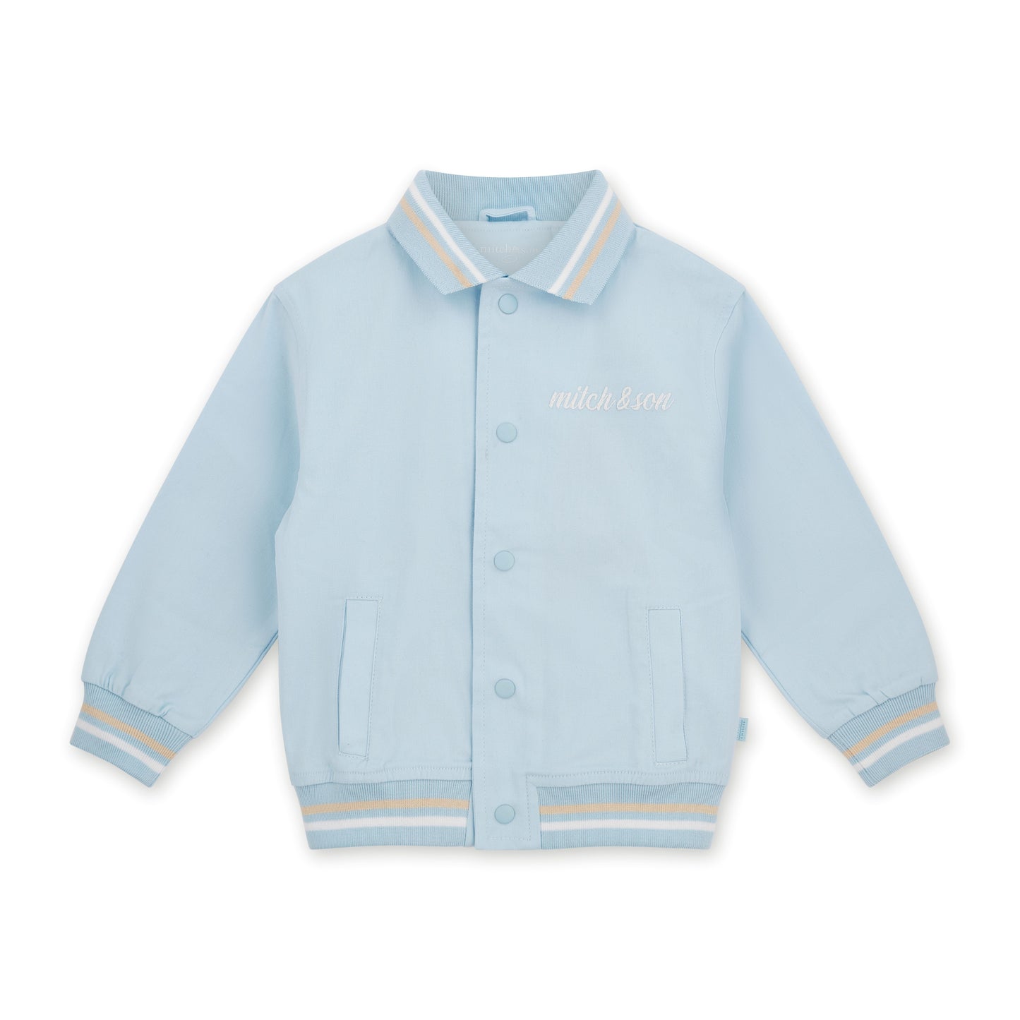 PRE ORDER Mitch & Son Blue Twill Bomber Jacket Santiago