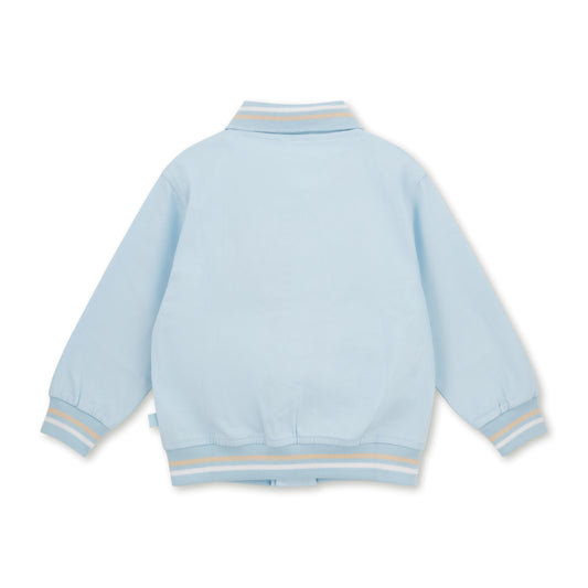 PRE ORDER Mitch & Son Blue Twill Bomber Jacket Santiago