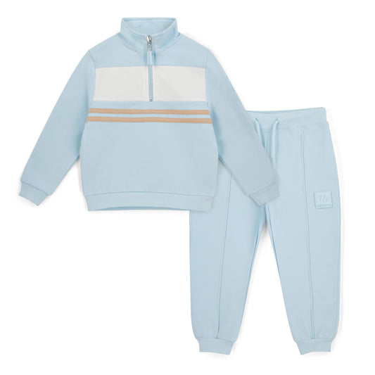 PRE ORDER Mitch & Son Blue Quarter Zip Tracksuit Samson