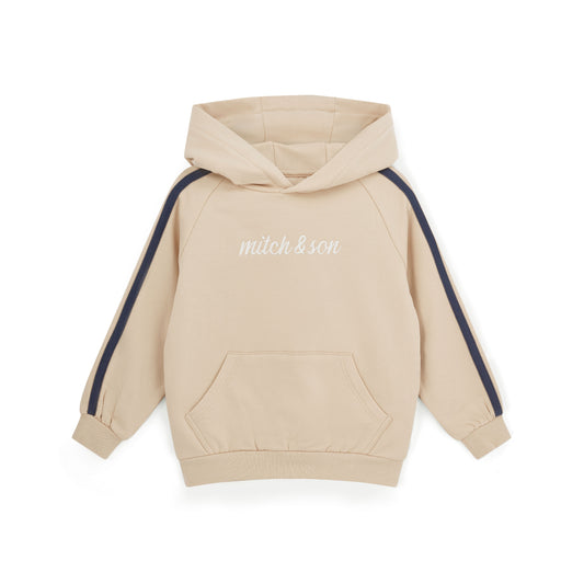 PRE ORDER Mitch & Son Beige Hooded Tracksuit Scott