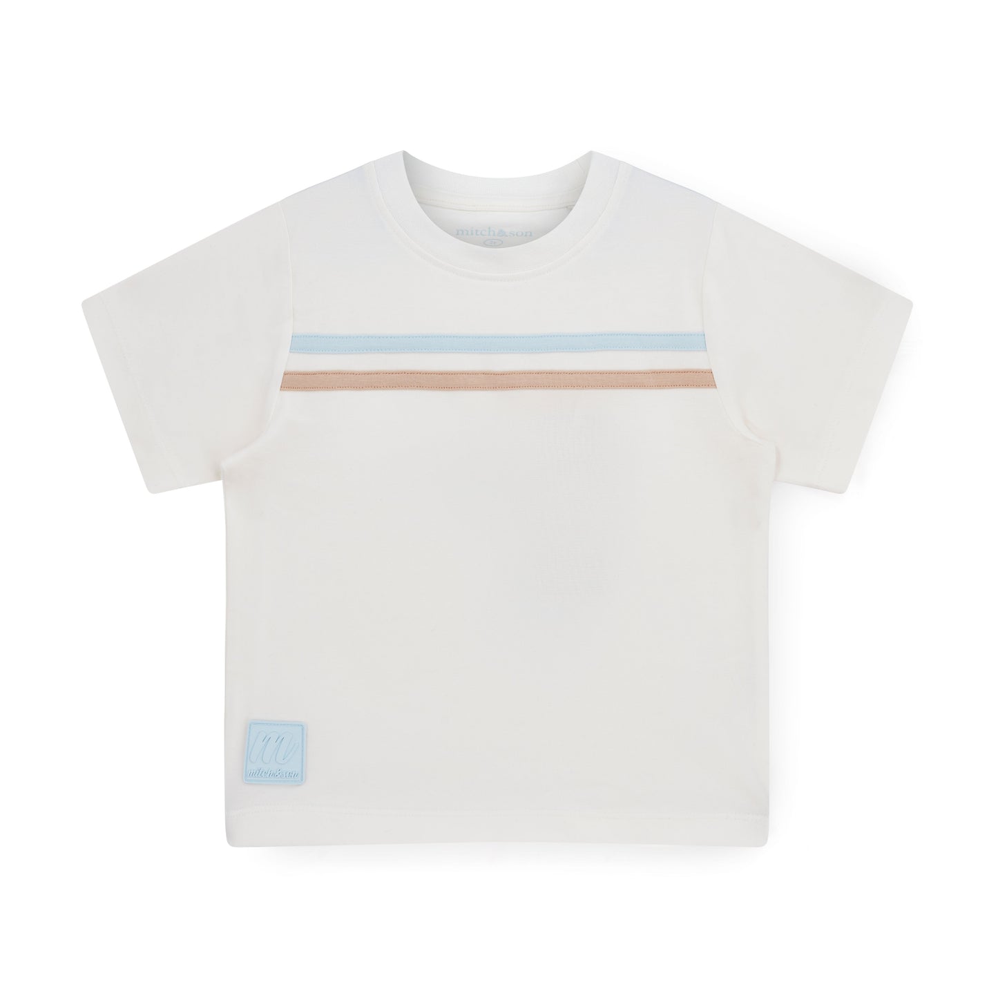 PRE ORDER Mitch & Son White Short Sleeve T-Shirt Sammy