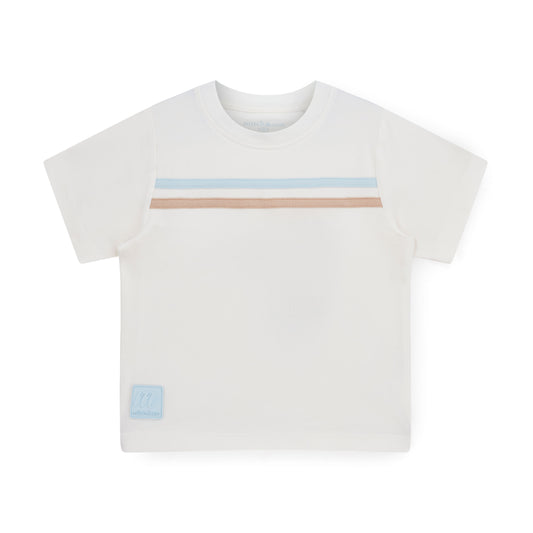 PRE ORDER Mitch & Son White Short Sleeve T-Shirt Sammy