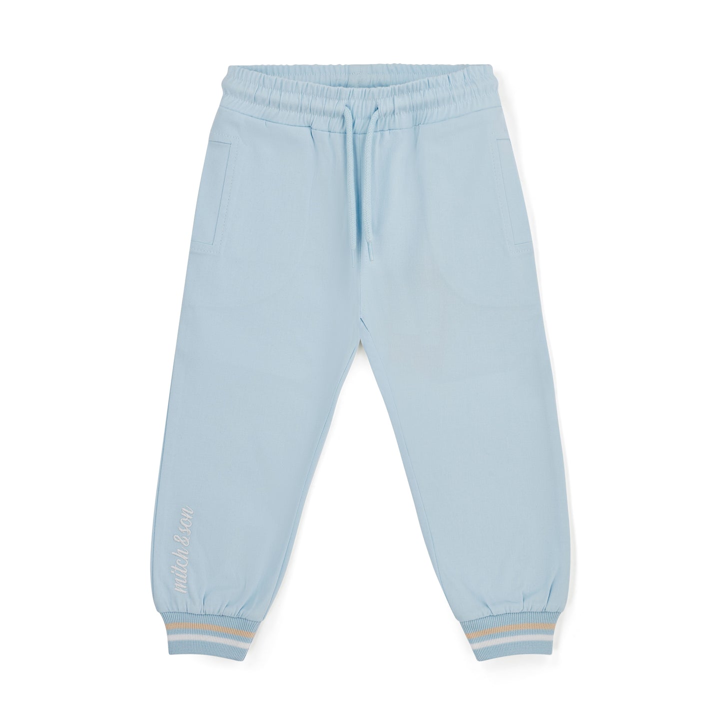 PRE ORDER Mitch & Son Blue Twill Smart Trousers Sullivan