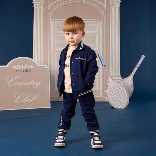 PRE ORDER Mitch & Son Navy Twill Joggers Sullivan