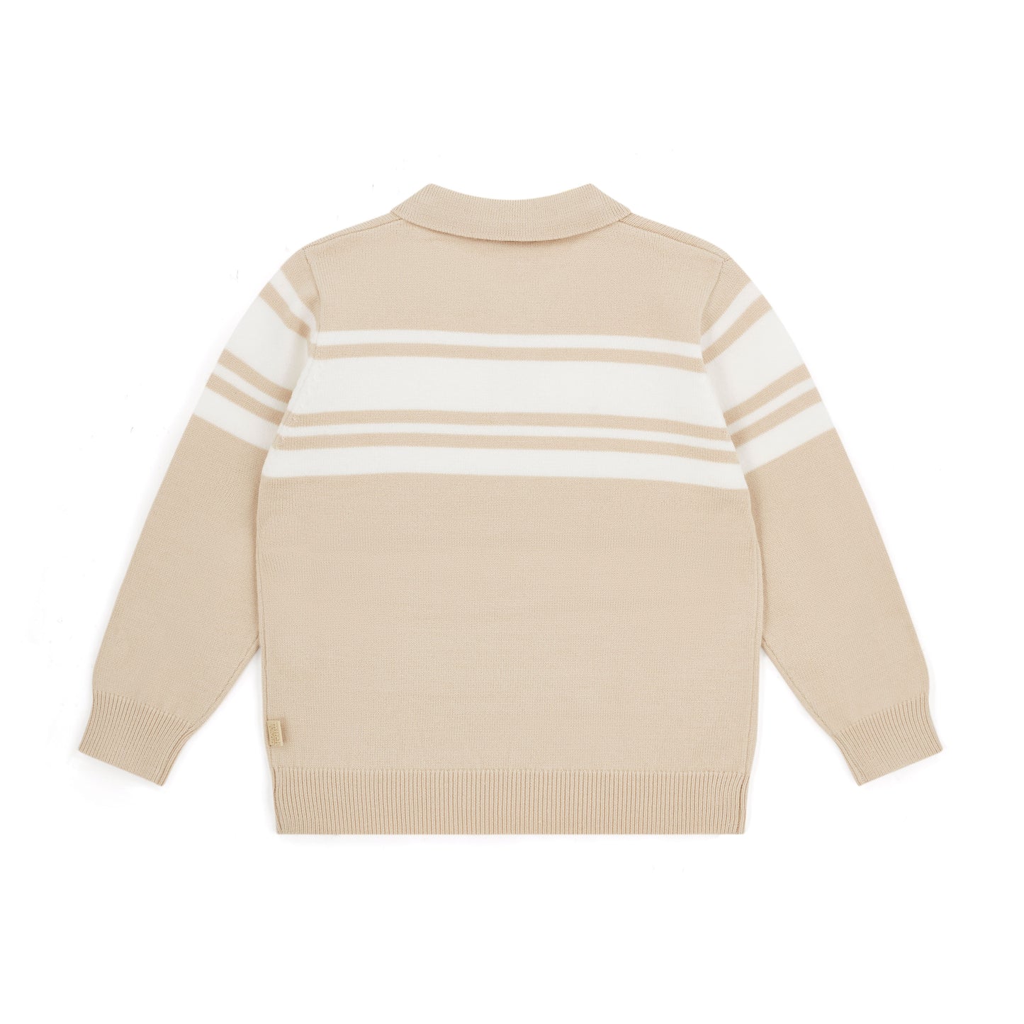 PRE ORDER Mitch & Son Beige Knitted Polo Tracksuit Travis